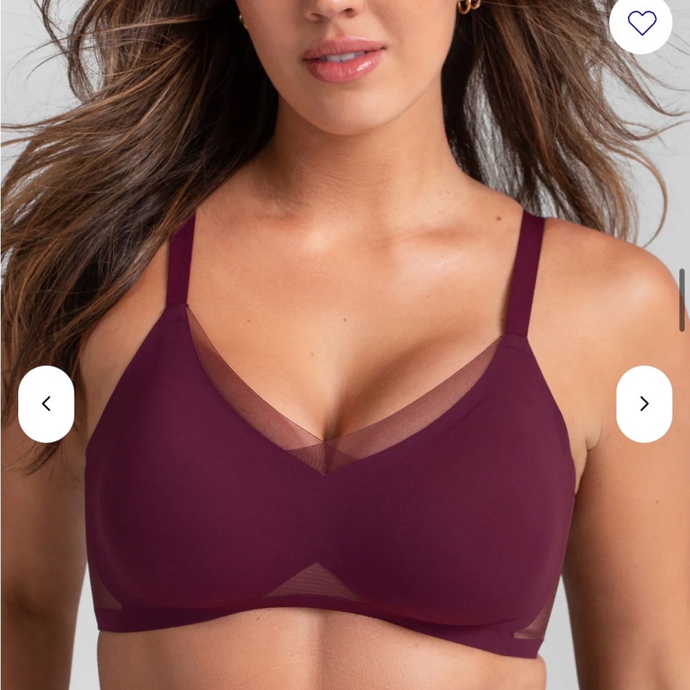 Lot of 2 New Honeylove CrossOver Bras Navy and Fig Color